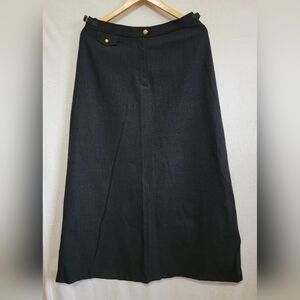 Women's Lauren Ralph Lauren Skirt, Black, Size 8, Pre-Owned‎